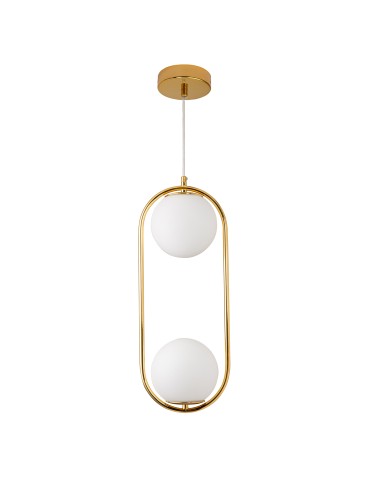 Step into Design COSTA DUO gold 50cm pendant lamp DP0002-2 gold
