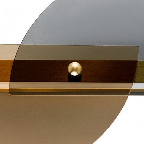 Step into Design Lampa ścienna ARCO LED złota 50cm ST-10335W