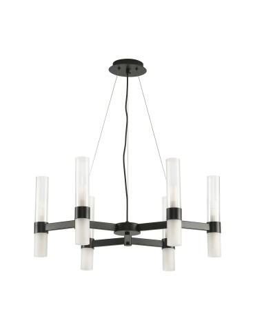 Step into Design CANDELA-6 pendant lamp black 70cm DN1505-6 black
