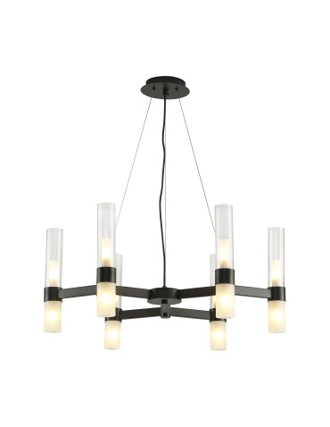 Step into Design CANDELA-6 pendant lamp black 70cm DN1505-6 black - product 2