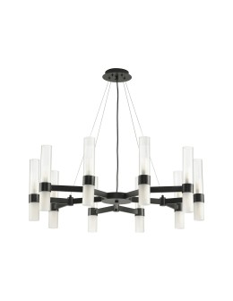 Step into Design Lampa wisząca CANDELA-10 czarna 85cm DN1505-10 black