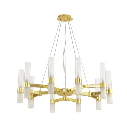 Step into Design Lampa wisząca CANDELA-10 złota 85cm DN1505-10 gold