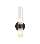 Modern wall lamps - Step into Design CANDELA wall lamp black 31cm DN1505-1 black - product 1