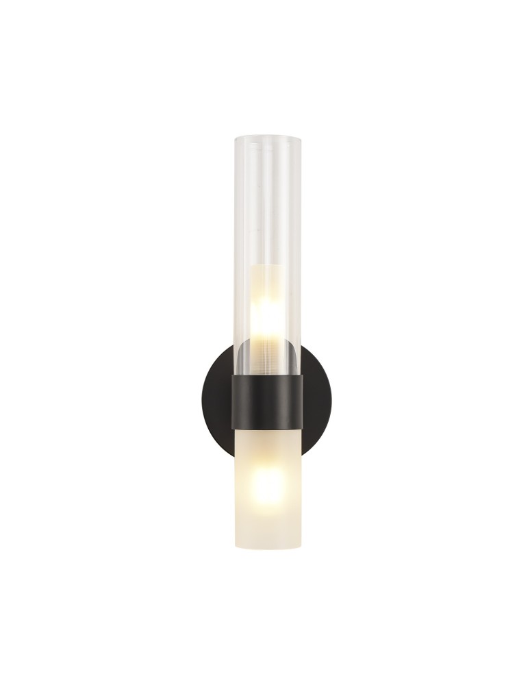 Modern wall lamps - Step into Design CANDELA wall lamp black 31cm DN1505-1 black - product kolory-swiatla.pl 1