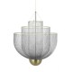 King Home Lampa wisząca ILLUSION BICOLOUR 90 srebrna / złota (MD8167-XL.BI)
