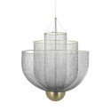 King Home Lampa wisząca ILLUSION BICOLOUR 90 srebrna / złota (MD8167-XL.BI)