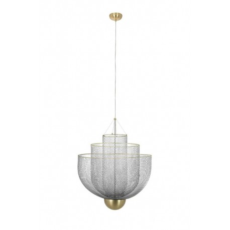 King Home Lampa wisząca ILLUSION BICOLOUR 90 srebrna / złota (MD8167-XL.BI)