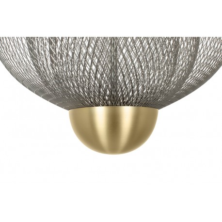 King Home Lampa wisząca ILLUSION BICOLOUR 90 srebrna / złota (MD8167-XL.BI)