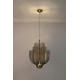 King Home Lampa wisząca ILLUSION BICOLOUR 90 srebrna / złota (MD8167-XL.BI)