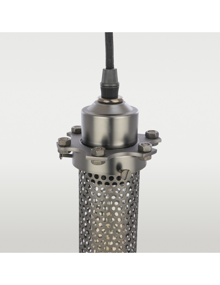 Loft pendant lamps - Cosmolight YORK pendant lamp P01284BK Black - product kolory-swiatla.pl 2