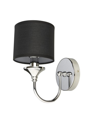 Cosmolight ABU DHABI Wall lamp W01837CH-BK Silver.