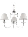 Cosmolight RIGA pendant lamp P03755CH-WH Silver.