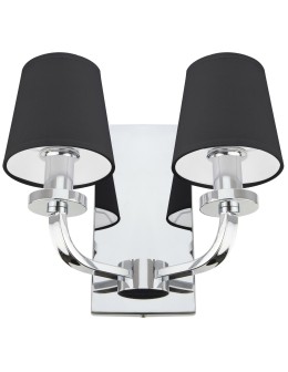 Cosmolight NEW YORK wall lamp W02503CH-BK Silver.