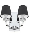 View Cosmolight NEW YORK wall lamp W02503CH-BK Silver.
