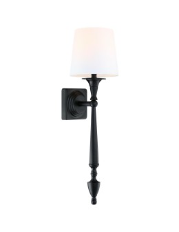 Cosmolight Wall lamp AUSTIN W01296BK-WH Black.