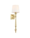 Cosmolight Wall lamp AUSTIN W01289BR-WH Brass