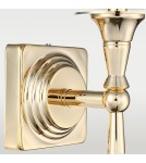 Hampton style wall lamps - Cosmolight Wall lamp AUSTIN W01265AU-WH Gold Gloss. - product 3