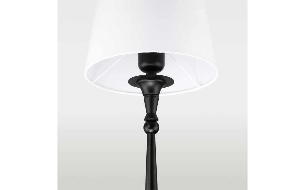 Cosmolight Lampa stołowa AUSTIN T01241BK-WH Czarny