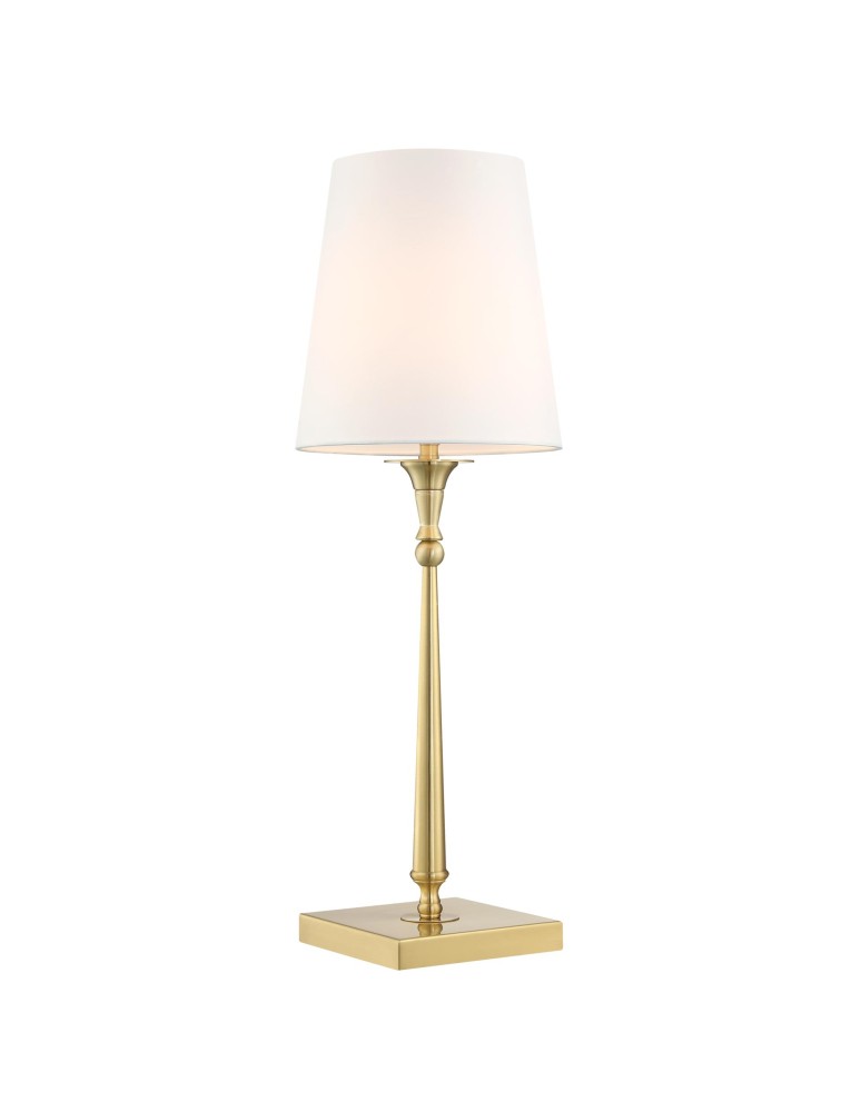 Nightlights - Cosmolight AUSTIN Table Lamp T01234BR-WH Brass. - product kolory-swiatla.pl 1