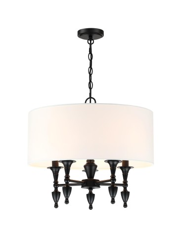 Cosmolight AUSTIN P05203BK-WH Pendant Lamp Black