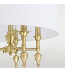 Hampton style pendant lamps - Cosmolight AUSTIN pendant lamp P05197BR-WH Brass - product 3