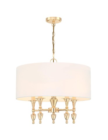 Cosmolight AUSTIN pendant lamp P05180AU-WH Gold.