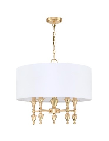 Cosmolight Lampa wisząca AUSTIN P05180AU-WH Złoty - produkt 2