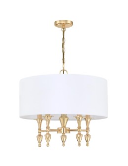 Cosmolight Lampa wisząca AUSTIN P05180AU-WH Złoty - produkt 2