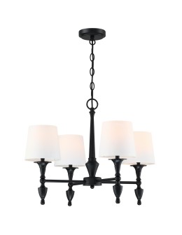 Cosmolight Lampa wisząca AUSTIN P04166BK-WH Czarny