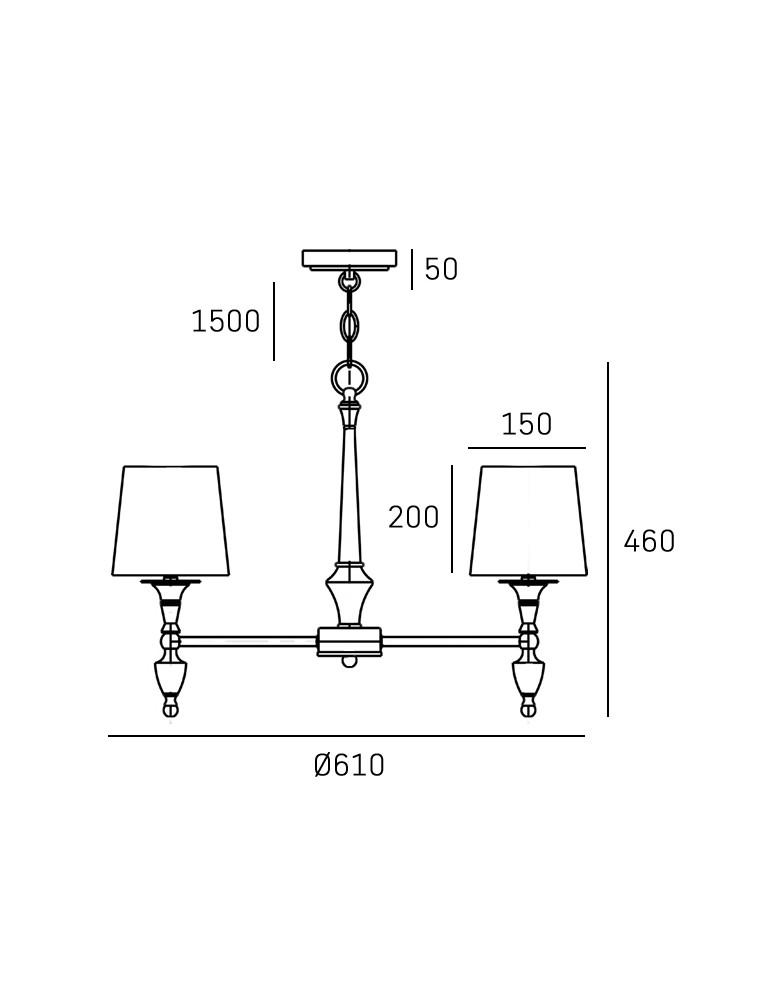 Hampton style pendant lamps - Cosmolight AUSTIN P04166BK-WH Pendant Lamp Black - product kolory-swiatla.pl 4