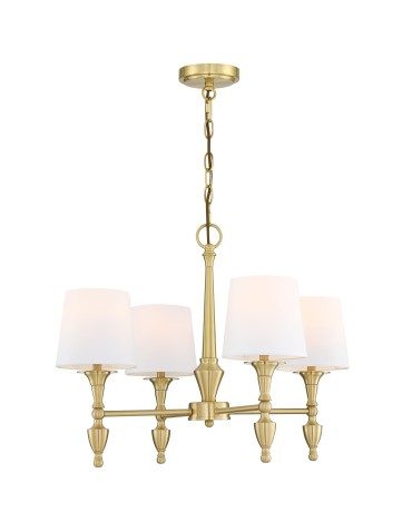 Cosmolight AUSTIN pendant lamp P04159BR-WH Brass