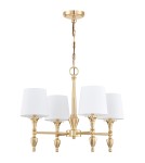 Hampton style pendant lamps - Cosmolight AUSTIN pendant lamp P04142AU-WH Gold. - product 2