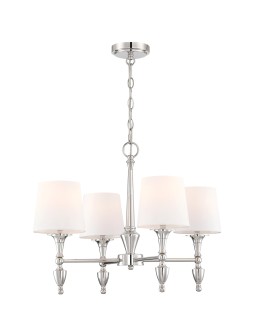 Cosmolight Lampa wisząca AUSTIN P04135NI-WH Nikiel