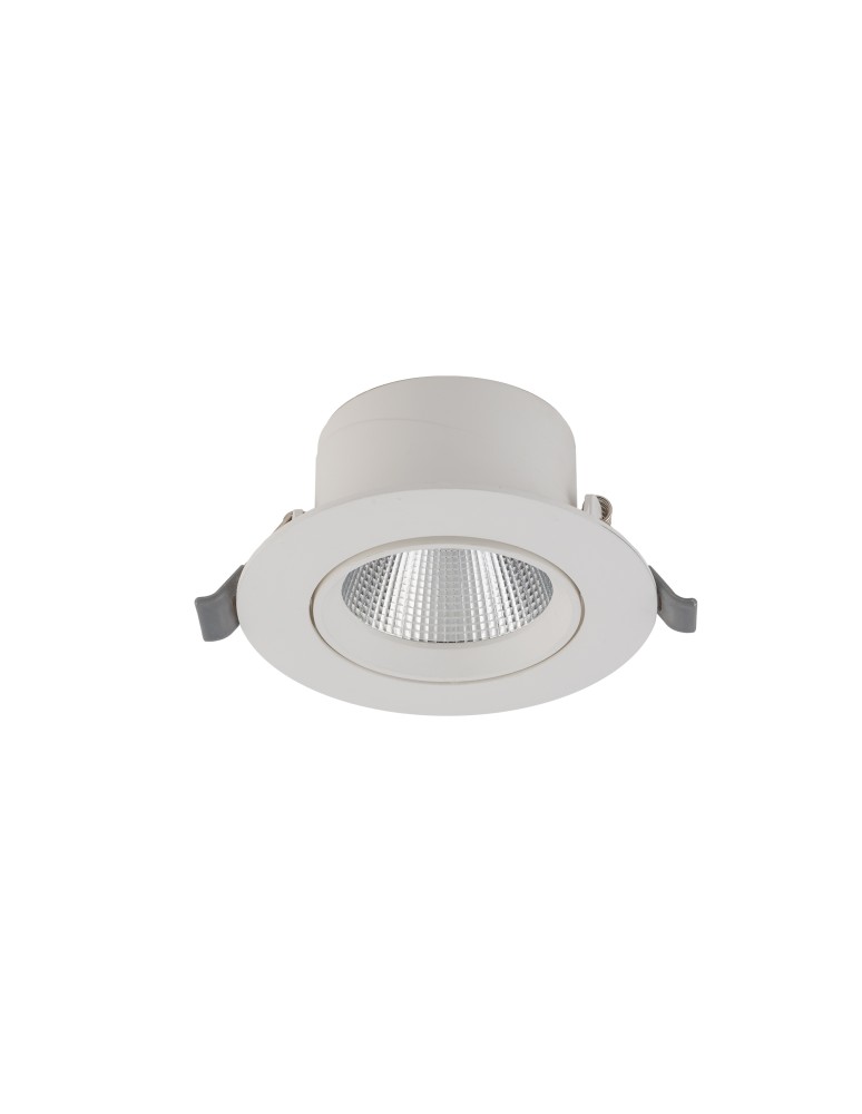 LED flush-mounted lamps - Nowodvorski EGINA LED 10W Spot Flush Mounted Max power 10W LED 4000K White 10552 - product kolory-swiatla.pl 1