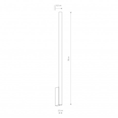 Nowodvorski LASER WALL XL Ścienna Kinkiet Max moc 10W only LED G9 Biały 10826