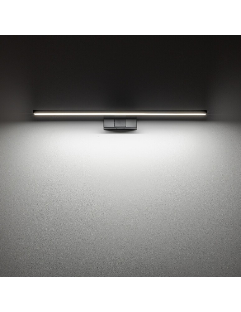 Wall lamps over the mirror - Nowodvorski CEZANNE LED M Wall Wall lamp picture max power 12W LED 4000K Black 10677 - product kolory-swiatla.pl 2