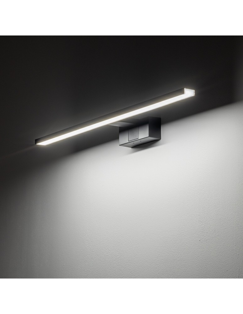 Wall lamps over the mirror - Nowodvorski CEZANNE LED M Wall Wall lamp picture max power 12W LED 4000K Black 10677 - product kolory-swiatla.pl 8