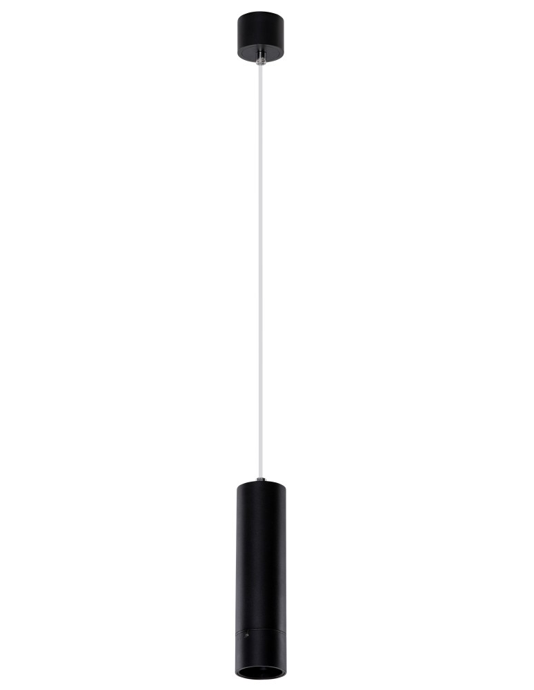 Pendant tube lamps - Azzardo GALILEO 1 PENDANT BK Pendant Lamp Black AZ4069 - product kolory-swiatla.pl 1