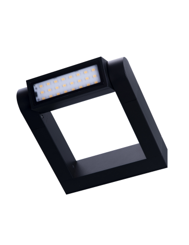 Azzardo FRAME WALL BK Lampa Ścienna/Kinkiet IP65 Czarny Mat AZ4308