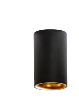 Azzardo EIGER IP54 BK/GO Surface Mounted Lamp IP54 Black/Gold AZ4261 - product 2