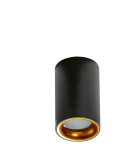 Bathroom ceiling lamps - Azzardo EIGER IP54 BK/GO Surface Mounted Lamp IP54 Black/Gold AZ4261 - product 3