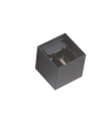 View Azzardo GAMBINO 4000K DGR Wall lamp/shade IP54 Dark Grey AZ4471.