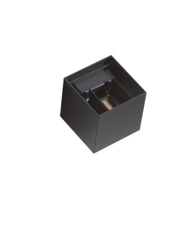 Azzardo GAMBINO 4000K BK Lampa Ścienna/Kinkiet IP54 Czarny AZ4470