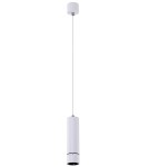 Pendant tube lamps - Azzardo GALILEO 1 PENDANT WH Pendant Lamp White AZ4068 - product 1