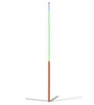 LED floor lamps - Azzardo JOHNNY DIGITAL LED RGB + REMOTE CONTROL WH Floor Lamp White Mat AZ4755. - product 1