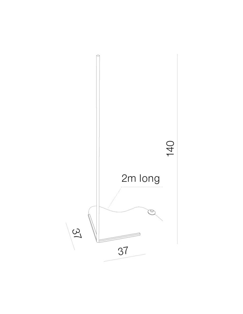 LED floor lamps - Azzardo JOHNNY DIGITAL LED RGB + REMOTE CONTROL WH Floor Lamp White Mat AZ4755. - product kolory-swiatla.pl 3