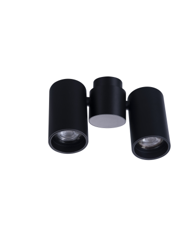 Azzardo MAKALU 2 BK Surface Mounted Lamp Black AZ4212