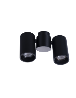 Azzardo MAKALU 2 BK Surface Mounted Lamp Black AZ4212