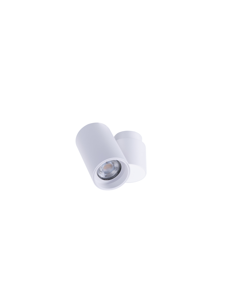 Ceiling spotlights - Azzardo MAKALU 1 WH Surface Mounted Lamp White AZ4211 - product kolory-swiatla.pl 2