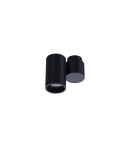 Ceiling spotlights - Azzardo MAKALU 1 BK Surface Mounted Lamp Black AZ4210 - product 3